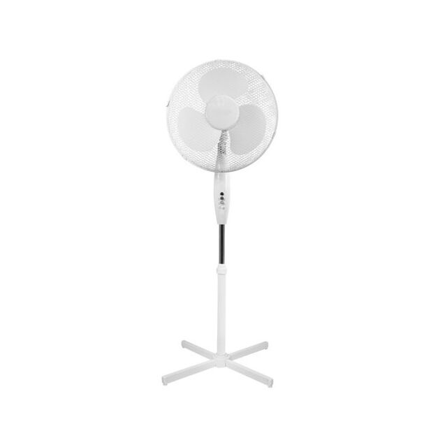 Ced PF16N 16inch 45 Watt 3-Speed Pedestal Fan In White