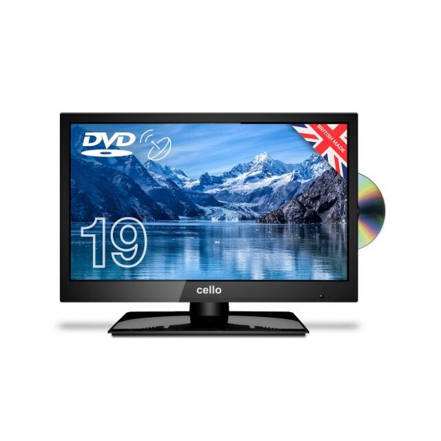 Cello C1920FS 19' HD Led Digital TV With Built In DVD Player & Satellite Tuner
