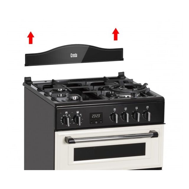 Creda C60DFMRCRM 60Cm Traditional Mini Dual Fuel Range Cooker - Cream