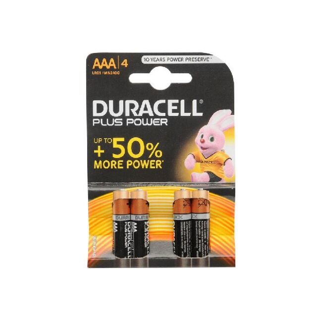 Duracell MN2400 AAA 4pk Batteries