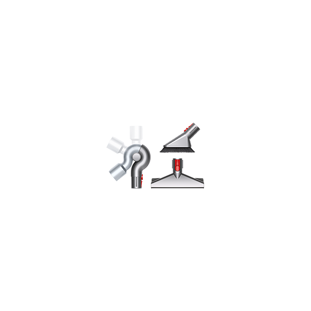 Dyson Furniture Cleaning Kit - Mini Dusting Brush, Fabric Tool & Up-Top Adapter