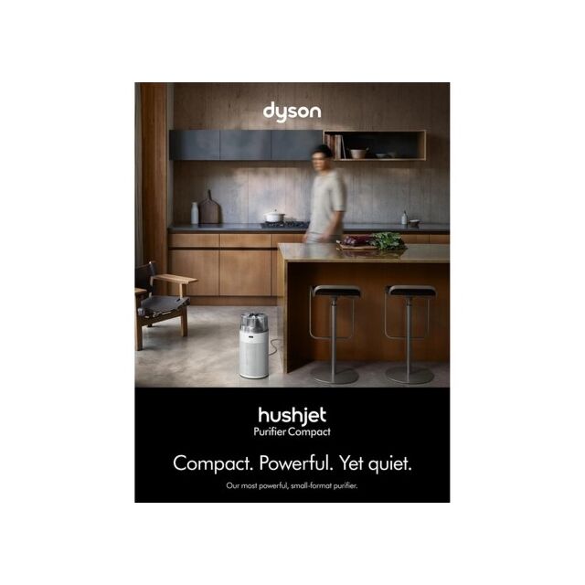 Dyson HJ10 Hush Jet Purifier - White/Silver