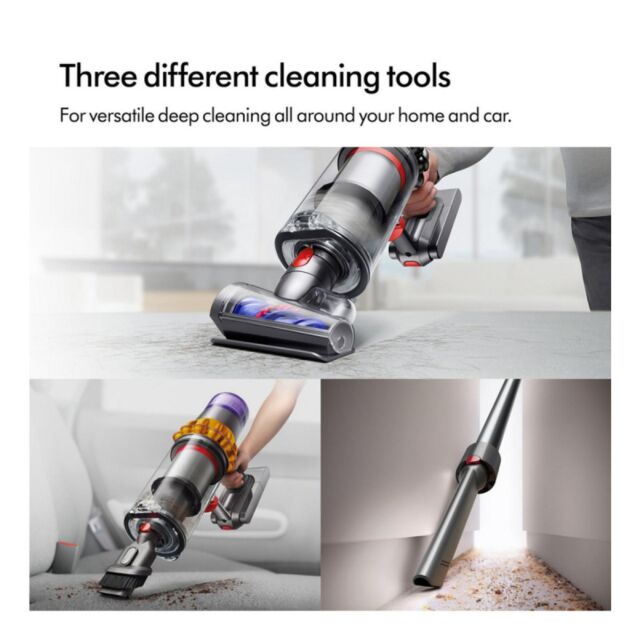 Dyson V15TOTALCLEAN23 Cordless Stick Vacuum Cleaner - 60 Minutes Run Time - Black
