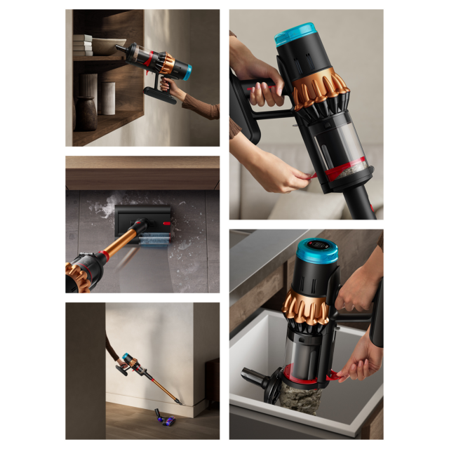 Dyson V16PISTANMLSUB DS60 Piston Animal Submarine™ wet and dry vacuum cleaner - Black/ Copper