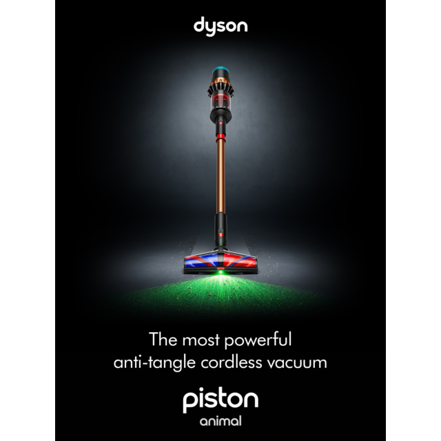 Dyson V16PISTANMLSUB DS60 Piston Animal Submarine™ wet and dry vacuum cleaner - Black/ Copper