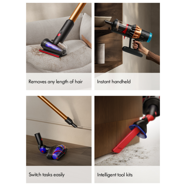 Dyson V16PISTANMLSUB DS60 Piston Animal Submarine™ wet and dry vacuum cleaner - Black/ Copper