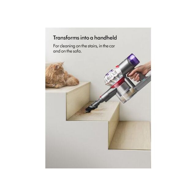 Dyson V8ABSOLUTENEW Cordless Stick Vacuum Cleaner with Cleaning Kit - Silver