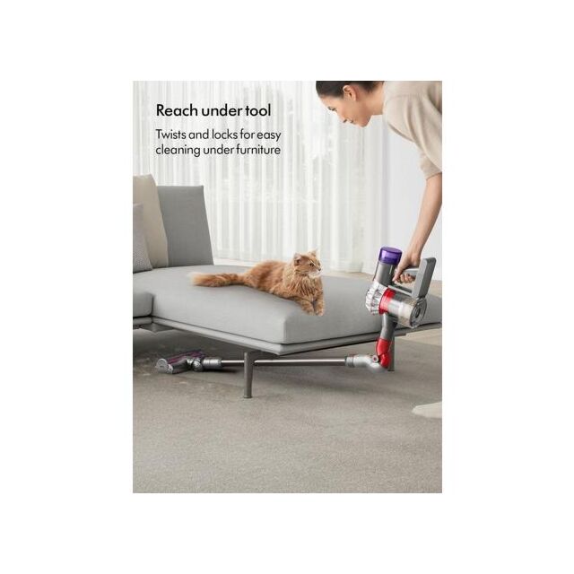 Dyson V8ABSOLUTENEW Cordless Stick Vacuum Cleaner with Cleaning Kit - Silver