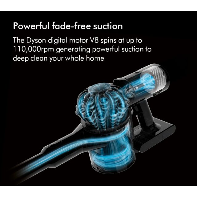 Dyson V8ADVANCED-24 KIT Vacuum Cleaner - Silver/Nickel