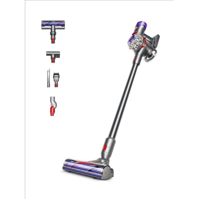 Dyson V8NEW Cordless Stick Vacuum Cleaner - 40 Minutes Run Time - Silver