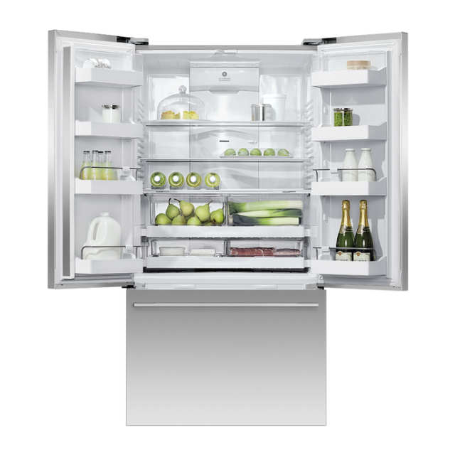 Fisher And Paykel RF540ADUX6 90cm wide Freestanding French Door Fridge Freezer with Ice & Water