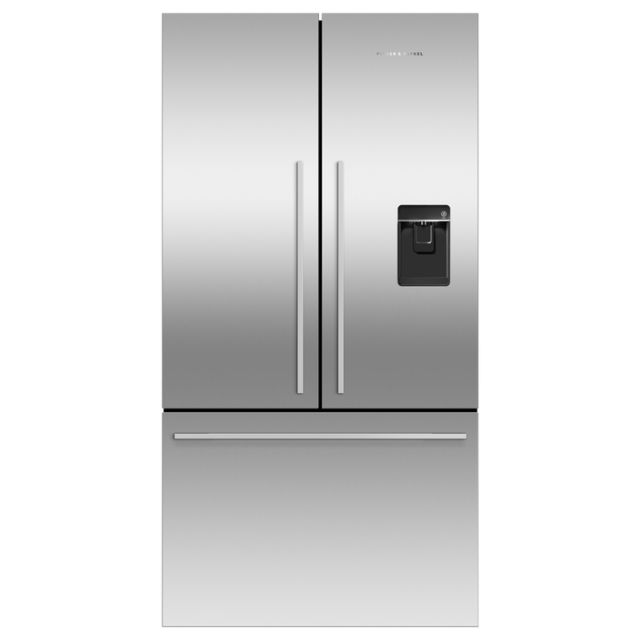 Fisher And Paykel RF540ADUX6 90cm wide Freestanding French Door Fridge Freezer with Ice & Water