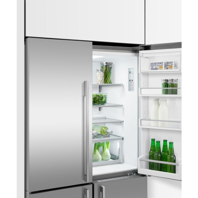 Fisher + Paykel RF605QDUVX1 90.5cm Frost Free Quad Door Fridge Freezer -Stainless Steel