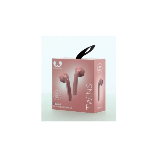 Fresh N Rebel 00191062 Dusty Pink Twins Tws Bluetooth True Wireless Headphones