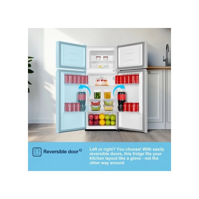 Fridgemaster MTM48120E 47.5cm 70/30 Fridge Freezer - White