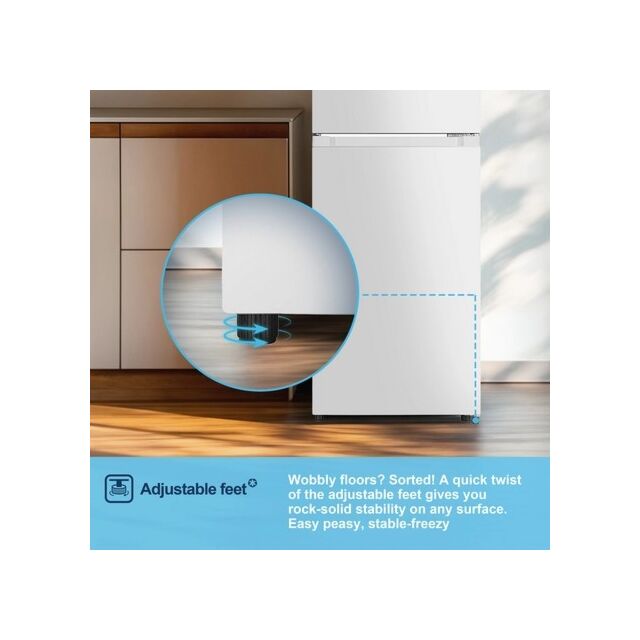 Fridgemaster MTM48120E 47.5cm 70/30 Fridge Freezer - White