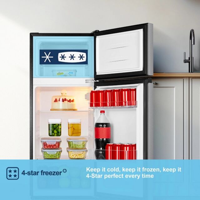 Fridgemaster MTM48120ES 70/30 Fridge Freezer - Silver