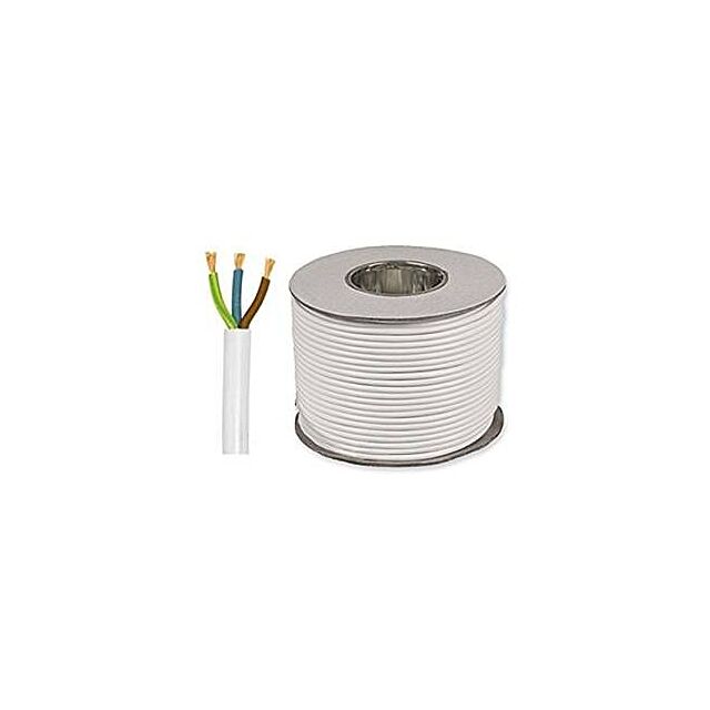 Generic CABLE1.5MM3CWH 1.5mm 3 core Round Flex 3183y