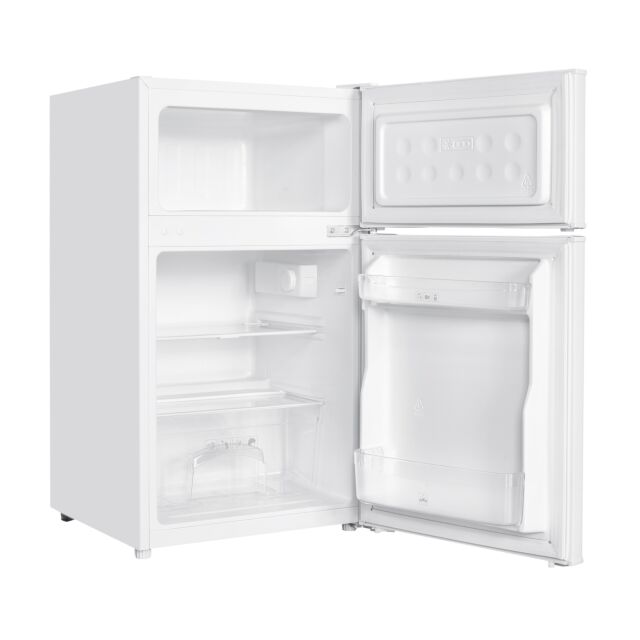 Haden HR115W-E Double door under counter fridge freezer