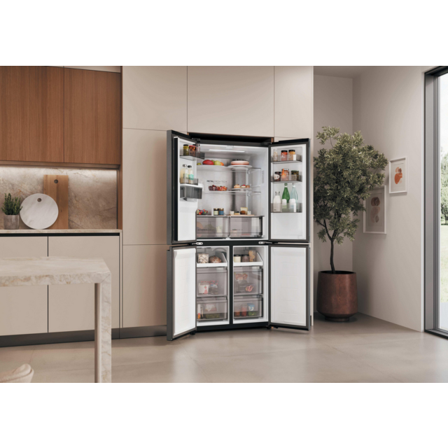 Haier HCR58S18CWMM No Frost Fridge Freezer Stainless