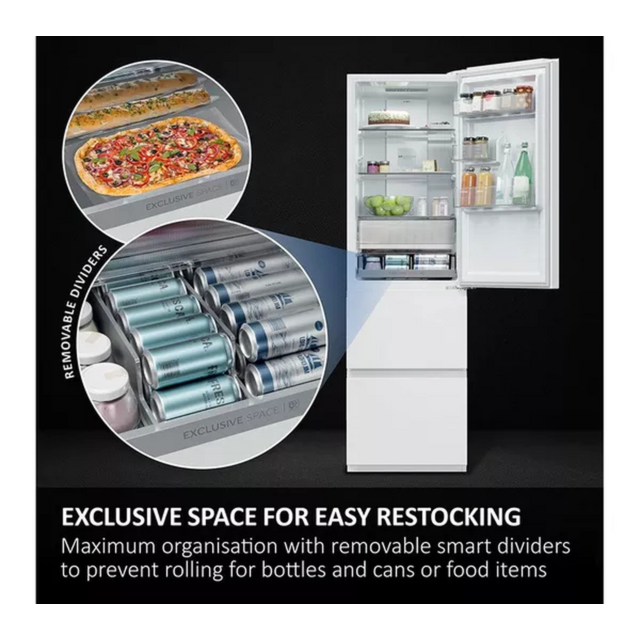 Haier HTR3518ENMWK 60/40 Frost Free Fridge Freezer