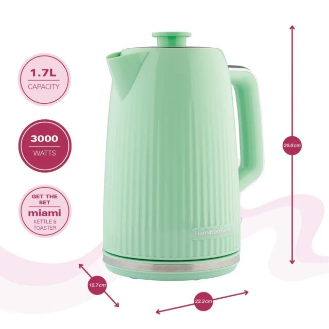 Hamilton Beach HB3023M Miami Kettle - Mint