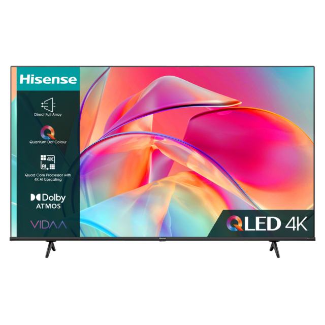 Hisense 65E7KQTUK 65inch 4K Ultra HD QLED Smart TV