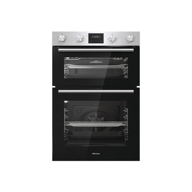 Hisense BID95211XUK 59.4cm Built In Electric Double Oven - Stainless Steel