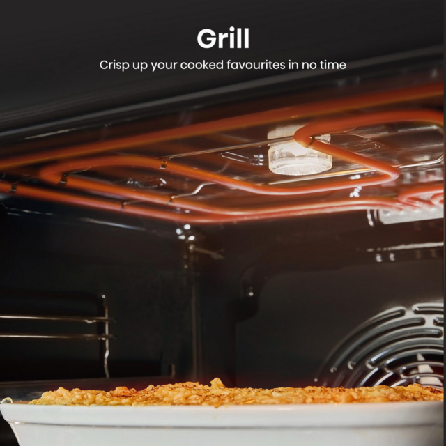 Hisense HDCEC5C10B Double Oven Electric Cooker 50cm Black