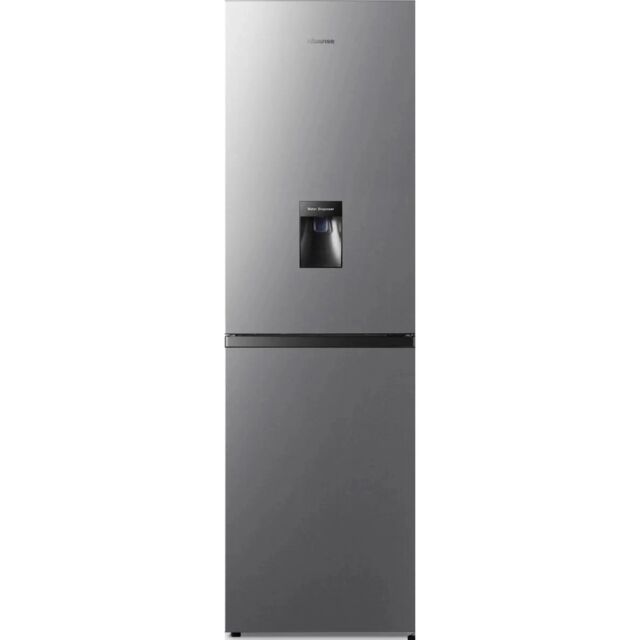 Hisense RB327N4WCE 50/50 Total No Frost Fridge Freezer - Stainless Steel
