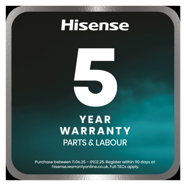 Hisense RF749N4SWFE 91.4cm 50/50 Frost Free Fridge Freezer - Black Inox