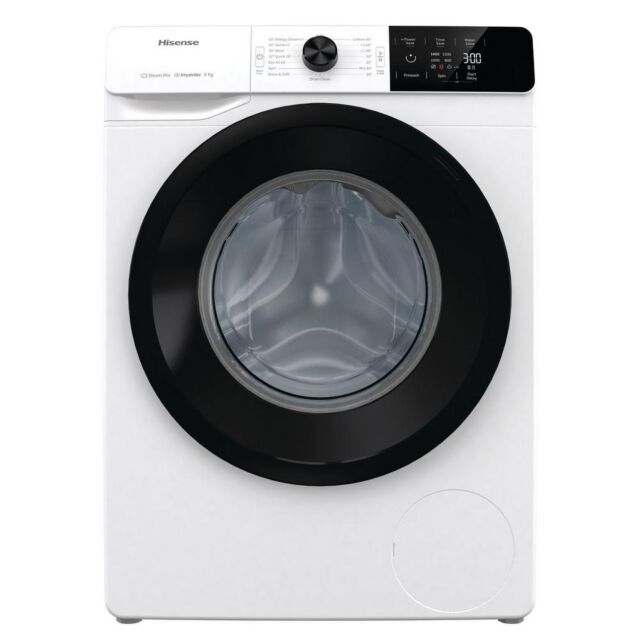 Hisense WFGE80142VM 8kg 1400 Spin Washing Machine - White