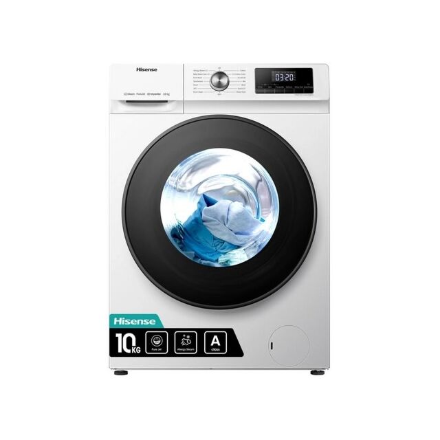Hisense WFQA1014EVJM 10kg 1400 Spin Washing Machine - White