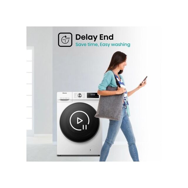 Hisense WFQA1014EVJM 10kg 1400 Spin Washing Machine - White