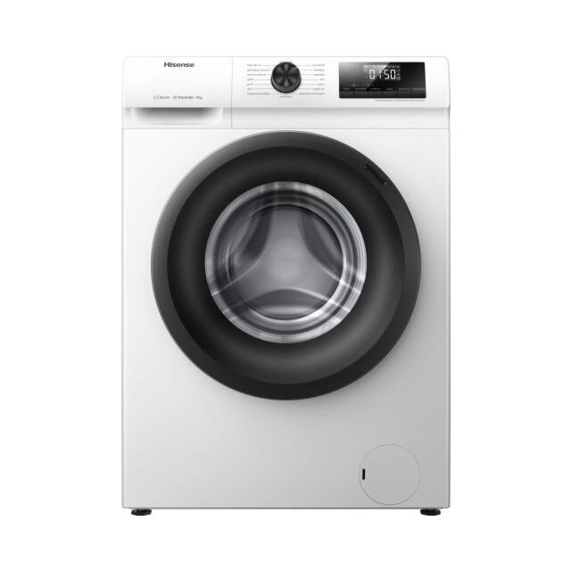Hisense WFQP9014EVM 9kg 1400 Spin Washing Machine - White