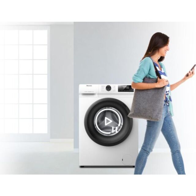 Hisense WFQP9014EVM 9kg 1400 Spin Washing Machine - White