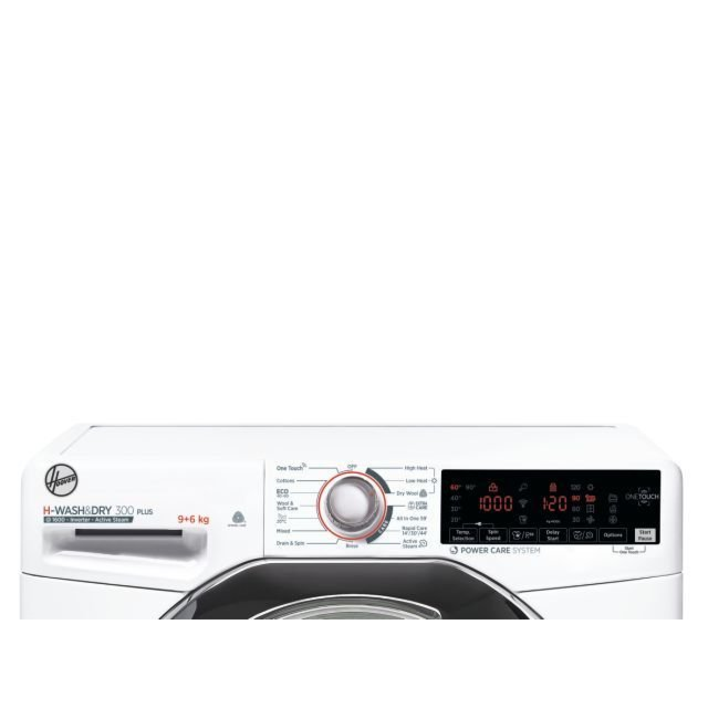 Hoover H3DS696TAMCE-80 9kg/6kg 1600 Spin Washer Dryer - White