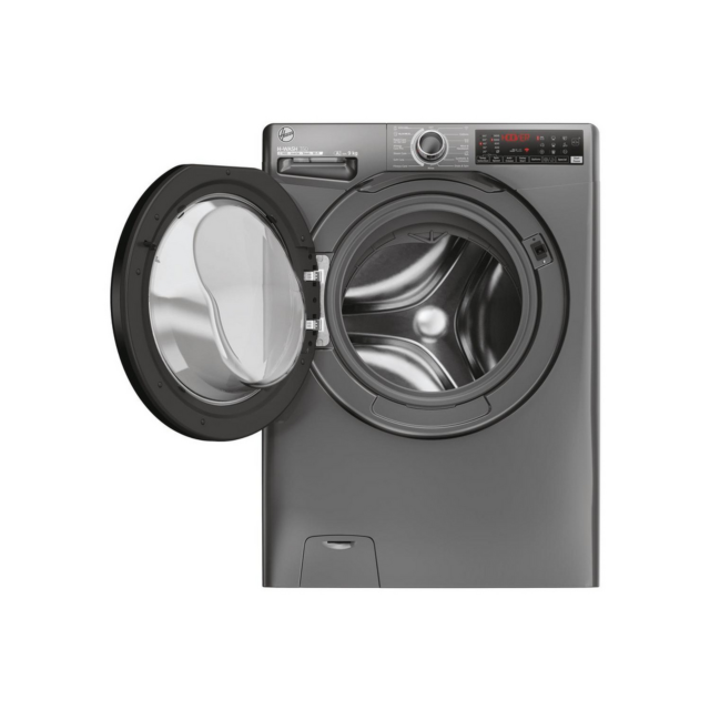Hoover H3WPS496TAMBR68 9kg 1400 Spin Washer Graphite