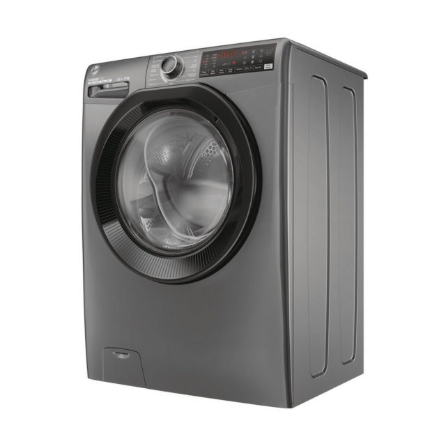 Hoover H3WPS496TAMBR68 9kg 1400 Spin Washer Graphite