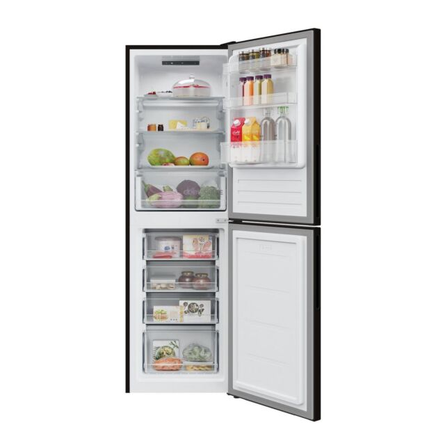 Hoover HVT3CLFCKIHB 54.5cm Static Fridge Freezer - Black