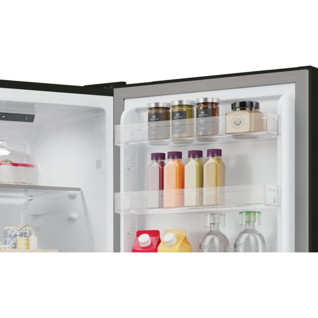Hoover HVT3CLFCKIHB 54.5cm Static Fridge Freezer - Black