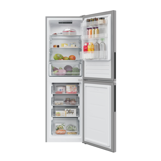 Hoover HVT3CLFCKIHS 55cm 50/50 Low Frost Fridge Freezer - Silver