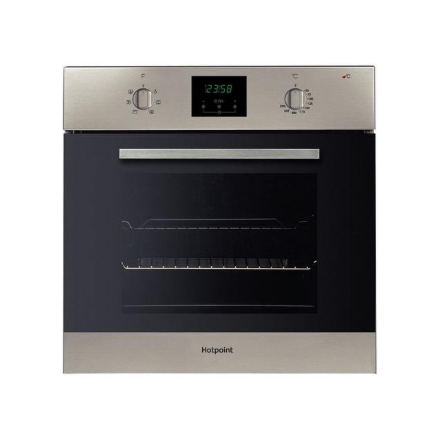 Hotpoint AOY54CIX 59.5cm Built In Electric Single Oven - Silver