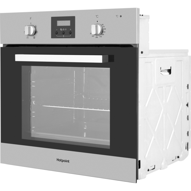 Hotpoint AOY54CIX 59.5cm Built In Electric Single Oven - Silver
