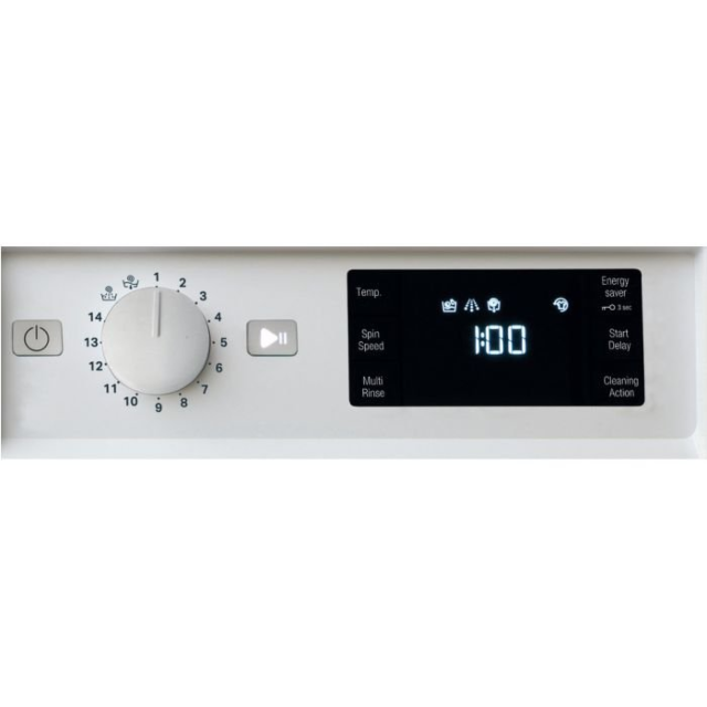 Hotpoint BI WMHG 81485 U BIWMHG81485U 8kg 1400 Spin Built in Washing Machine - White
