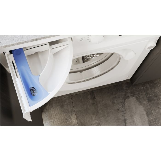 Hotpoint BI WMHG 81485 U BIWMHG81485U 8kg 1400 Spin Built in Washing Machine - White