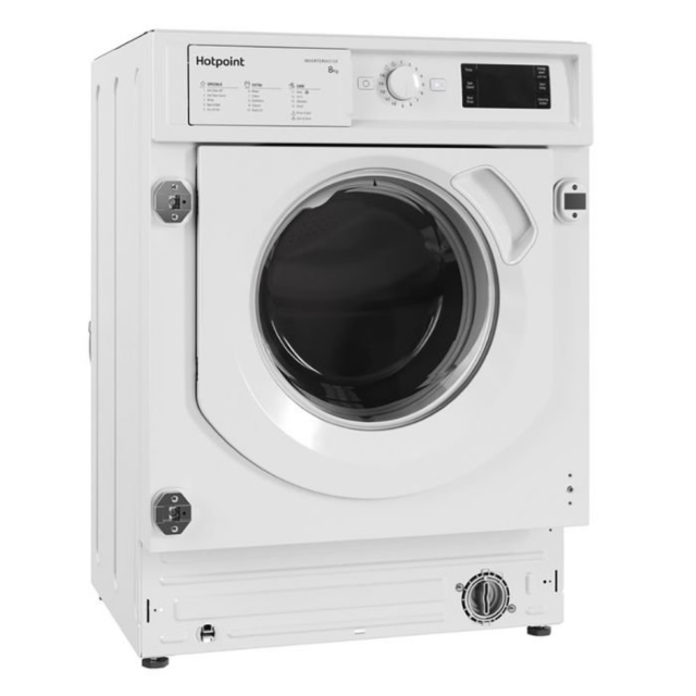 Hotpoint BI WMHG 81485 U BIWMHG81485U 8kg 1400 Spin Built in Washing Machine - White