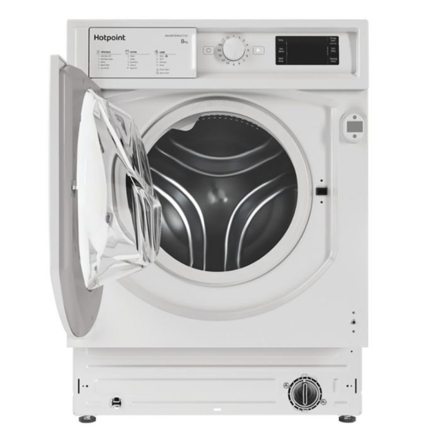 Hotpoint BI WMHG 81485 U BIWMHG81485U 8kg 1400 Spin Built in Washing Machine - White