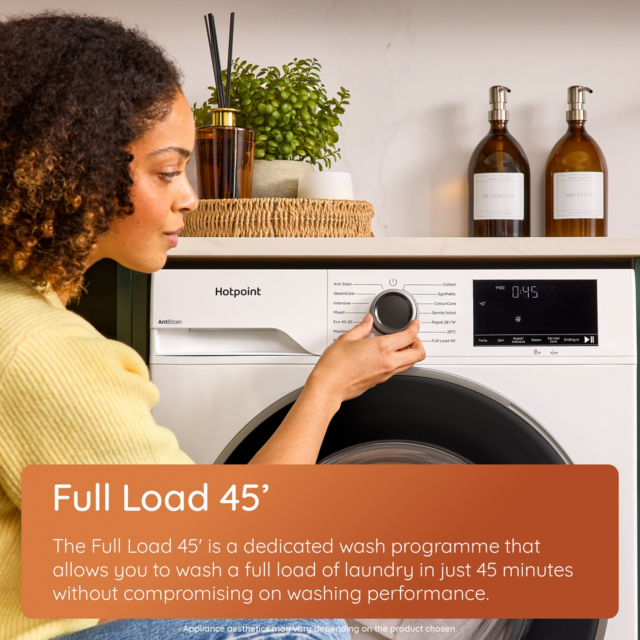 Hotpoint H101GANTISTAIN 10kg 1400 Spin Washing Machine