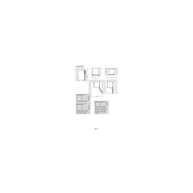 Hotpoint H55VM1120W 54cm Undercounter Fridge With Ice Box - White